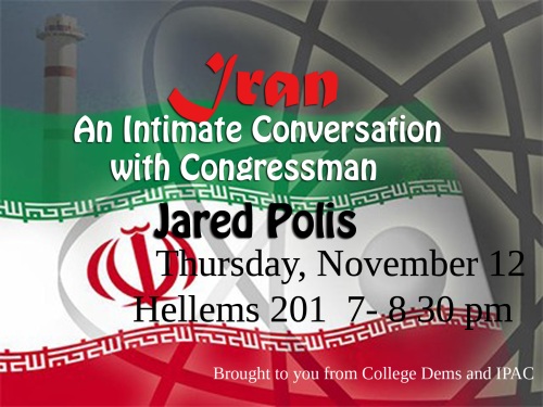 Iran: An Intimate Conversation with Jared Polis
